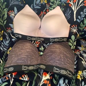 Set of 2 bebe Bras